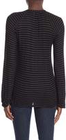 Thumbnail for your product : Lucky Brand Tie Neck Stripe Top