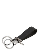 Thumbnail for your product : Dolce & Gabbana Dauphine Leather Rings Charms Key Holder