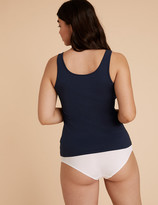 Thumbnail for your product : Marks and Spencer Cotton Built-up Shoulder Vest