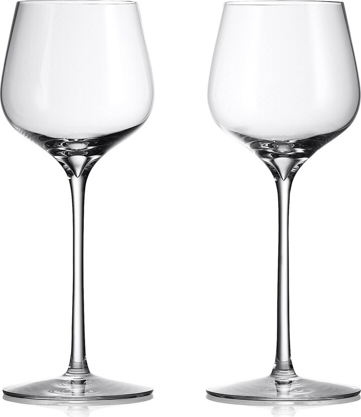 Waterford Set Of 2 Elegance Optic Dessert Wine Glasses