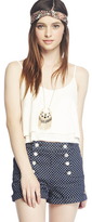 Thumbnail for your product : Wet Seal Polka Dot High Waisted Shorts