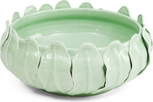 TJMAXX Handcrafted Leaf Ceramic Bowl