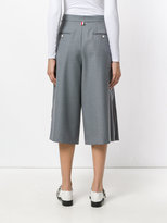 Thumbnail for your product : Thom Browne wide leg cropped trousers
