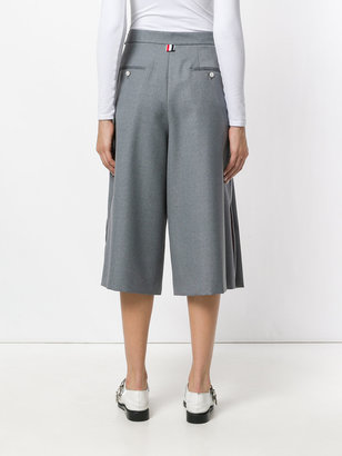 Thom Browne wide leg cropped trousers