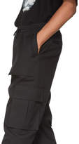 Thumbnail for your product : Juun.J Black Cargo Drawstring Trousers