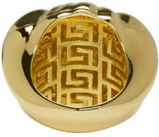 Versace Gold Large Medusa Ring