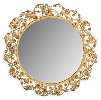 Safavieh Flora Mirror in Antique Brass