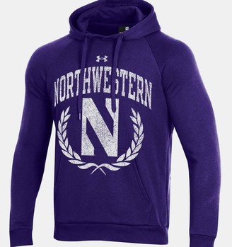 purple and grey hoodie