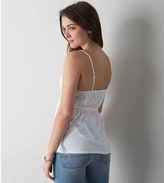 Thumbnail for your product : Babydoll AEO Crocheted Mesh Tank