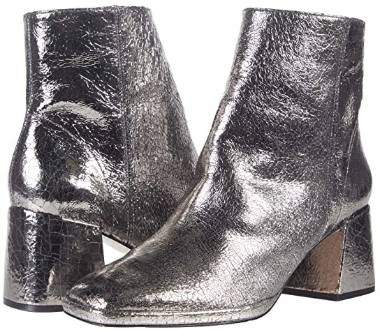 schutz silver boots
