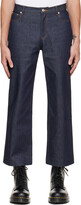 Thumbnail for your product : A.P.C. Indigo Sailor Loose Jeans