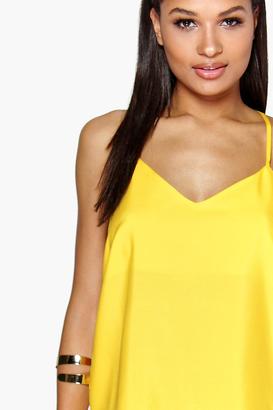boohoo Summer Woven Strappy Back Cami
