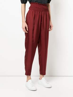 ASTRAET high-waist fitted trousers