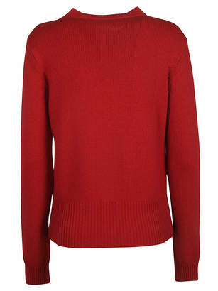 Blumarine Be Braid Knit Pattern Sweater