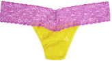 Thumbnail for your product : Hanky Panky Colorplay low-rise stretch-lace  thong