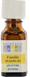 Aura Cacia Precious Essentials Oil Vanilla Absolute w/Jojoba 0.5 oz Oil by
