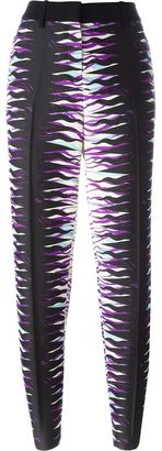 Fausto Puglisi printed tapered trousers