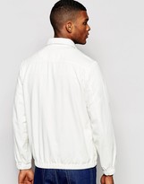 Thumbnail for your product : ASOS Denim Jacket with Elastic Hem in White