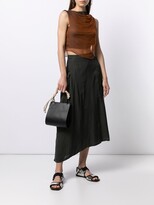 Thumbnail for your product : Y's Asymmetric Knitted Midi Skirt