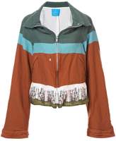 Thumbnail for your product : Undercover colour block cropped jacket