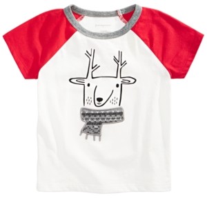 First Impressions Baby Boys Chilly Reindeer T-Shirt, Created for Macy's