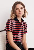 Thumbnail for your product : Velvet by Graham & Spencer Velvet By Graham Spencer Adella Knit Stripe Polo Shirt