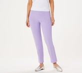 Thumbnail for your product : Isaac Mizrahi Live! Petite 24/7 Stretch Wide Waistband Ankle Pants