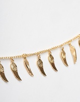 Thumbnail for your product : ASOS Hanging Wings Hair Crown