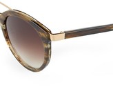 Thumbnail for your product : Barton Perreira Dalziel 52MM Top Bar Round Sunglasses