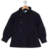 Thumbnail for your product : Little Marc Jacobs Girls' Collared Double-Breasted Coat