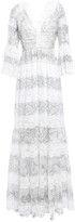 Thumbnail for your product : Etro Lace-paneled Printed Cotton And Silk-blend Maxi Dress