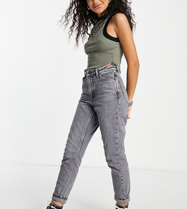 Topshop Petite Original high rise Mom jeans - ShopStyle