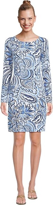Lilly Pulitzer Maddox Upf 50+ Dress Women's Dress Resort White