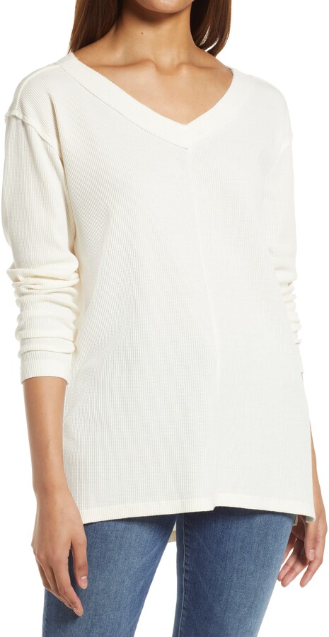 side split sweatshirt