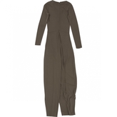 Thumbnail for your product : Yves Saint Laurent 2263 YVES SAINT LAURENT Khaki Silk Jumpsuits