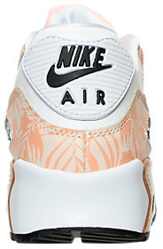Nike Girls' Grade School Air Max 90 Print Leather Running Shoes