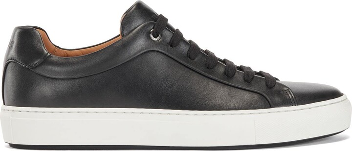 black trainers white sole