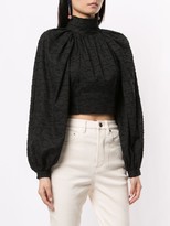 Thumbnail for your product : Acler Varden embroidered cropped blouse