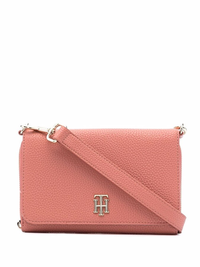 tommy hilfiger pink handbolsa