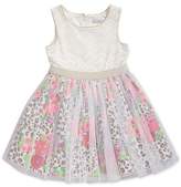 Thumbnail for your product : Sweet Heart Rose Glitter-Mesh Animal-Print Dress, Toddler Girls