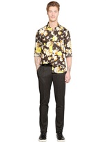 Thumbnail for your product : Etro Floral Print Cotton Poplin Shirt
