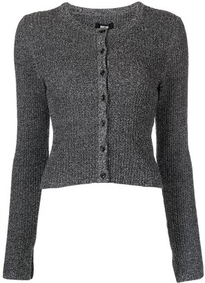Apparis Brittney ribbed knit cropped cardigan