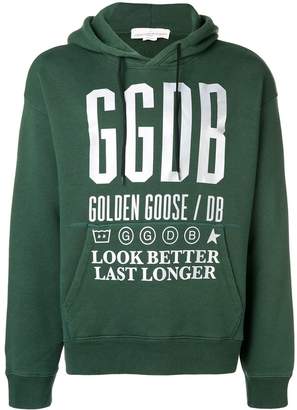 Golden Goose script printed hoodie