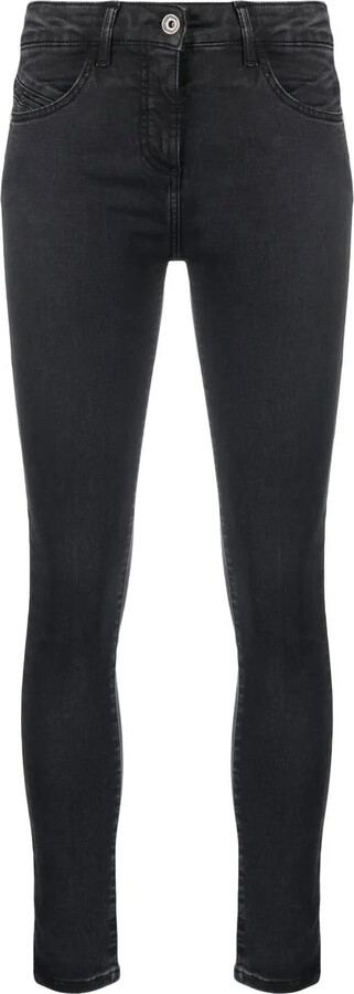Patrizia Pepe Washed Low-Rise Skinny Jeans