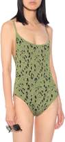 Thumbnail for your product : Hunza G Strap metallic swimsuit