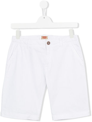 Levi's Kids - denim chino shorts - kids - Cotton/Spandex/Elastane - 16 yrs