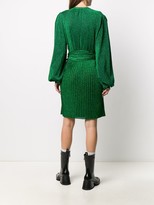 Thumbnail for your product : MSGM Tie Waist Glittery Dress