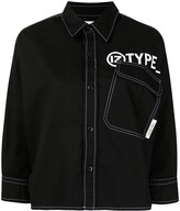 Thumbnail for your product : Izzue Logo-Print Cotton Shirt