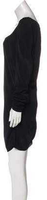 Alaia Long-Sleeve Mini Dress