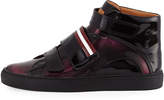 Thumbnail for your product : Bally Men's Herrick Metallic Patent Leather High-Top Sneakers